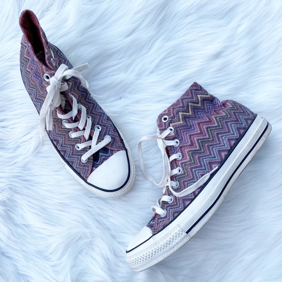 Converse X Missoni Chevron Chuck Taylor Sneakers